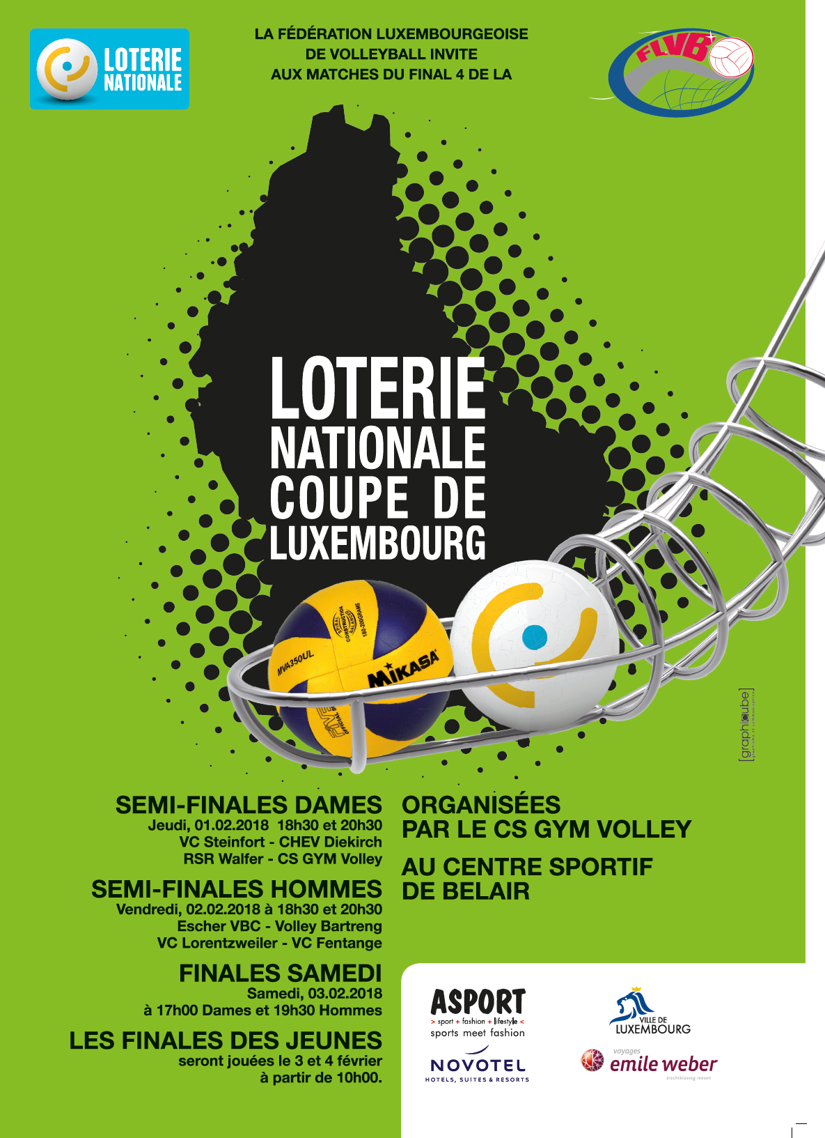 Programme Lotterie Nationale Coupe de Luxembourg Programme Lotterie Nationale Coupe de Luxembourg