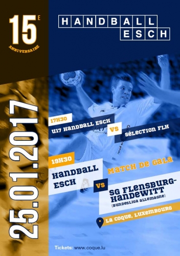 HANDBALL ESCH vs SG FLENSBURG-HANDEWITT
