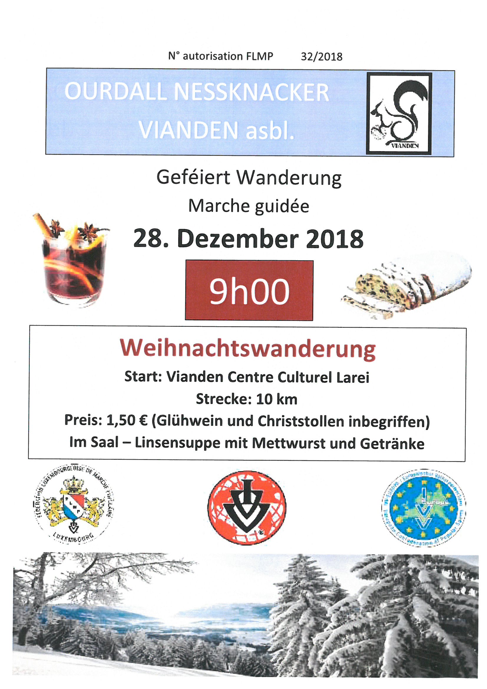 FLMP IVV Geführte Wanderung Vianden