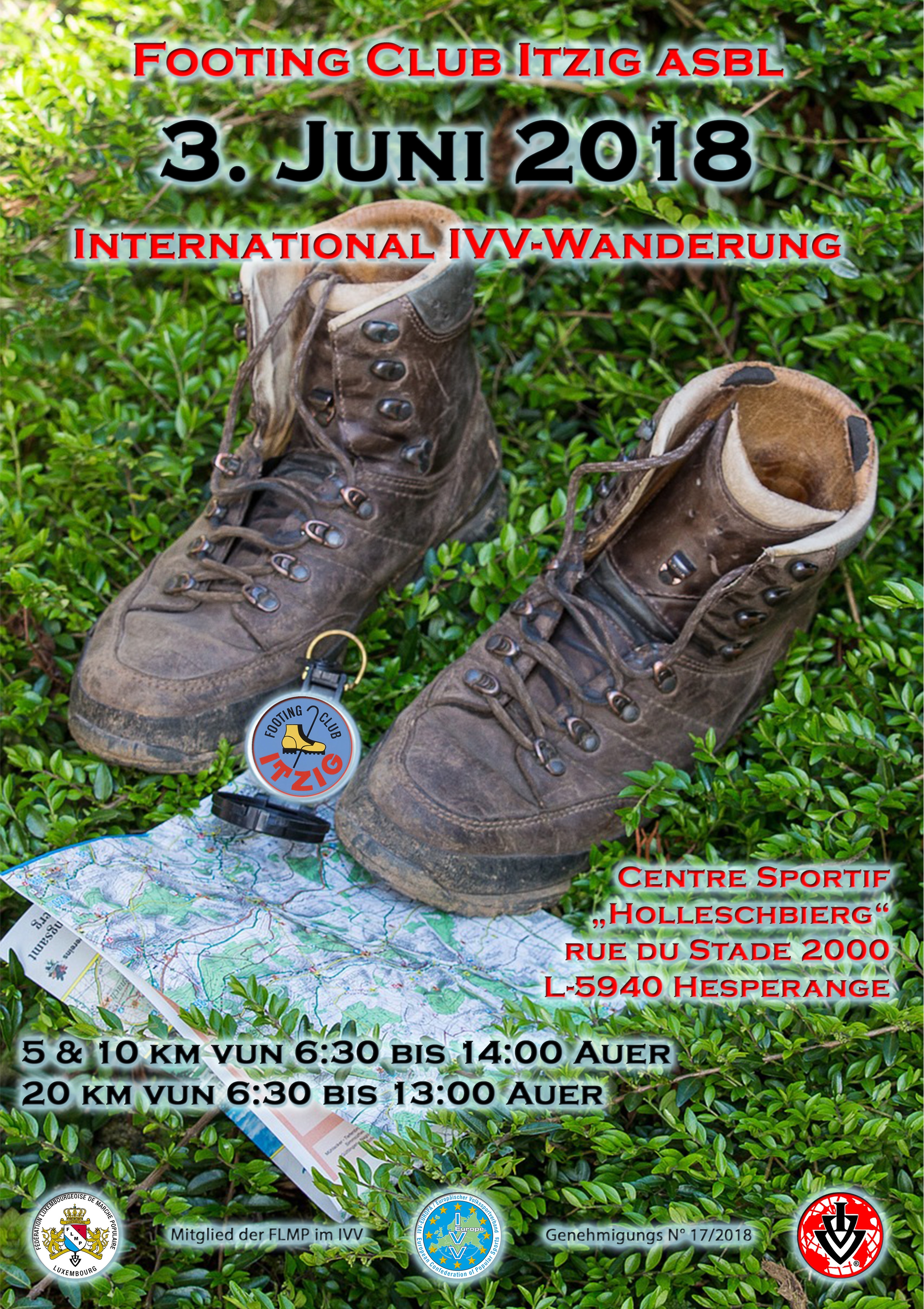 Footing Club Itzig IVV-Wanderung um Holleschbierg/Hesper