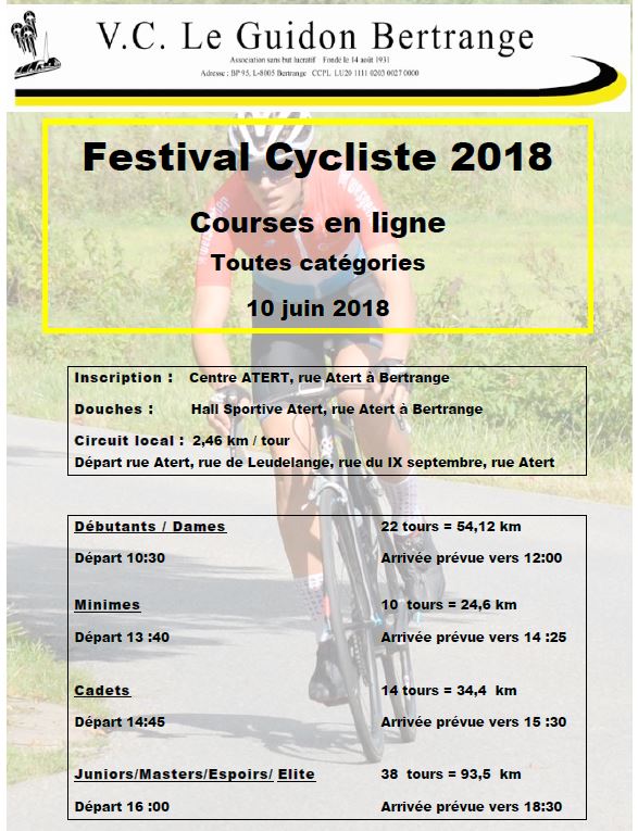 COURSE-ROUTE - BERTRANGE