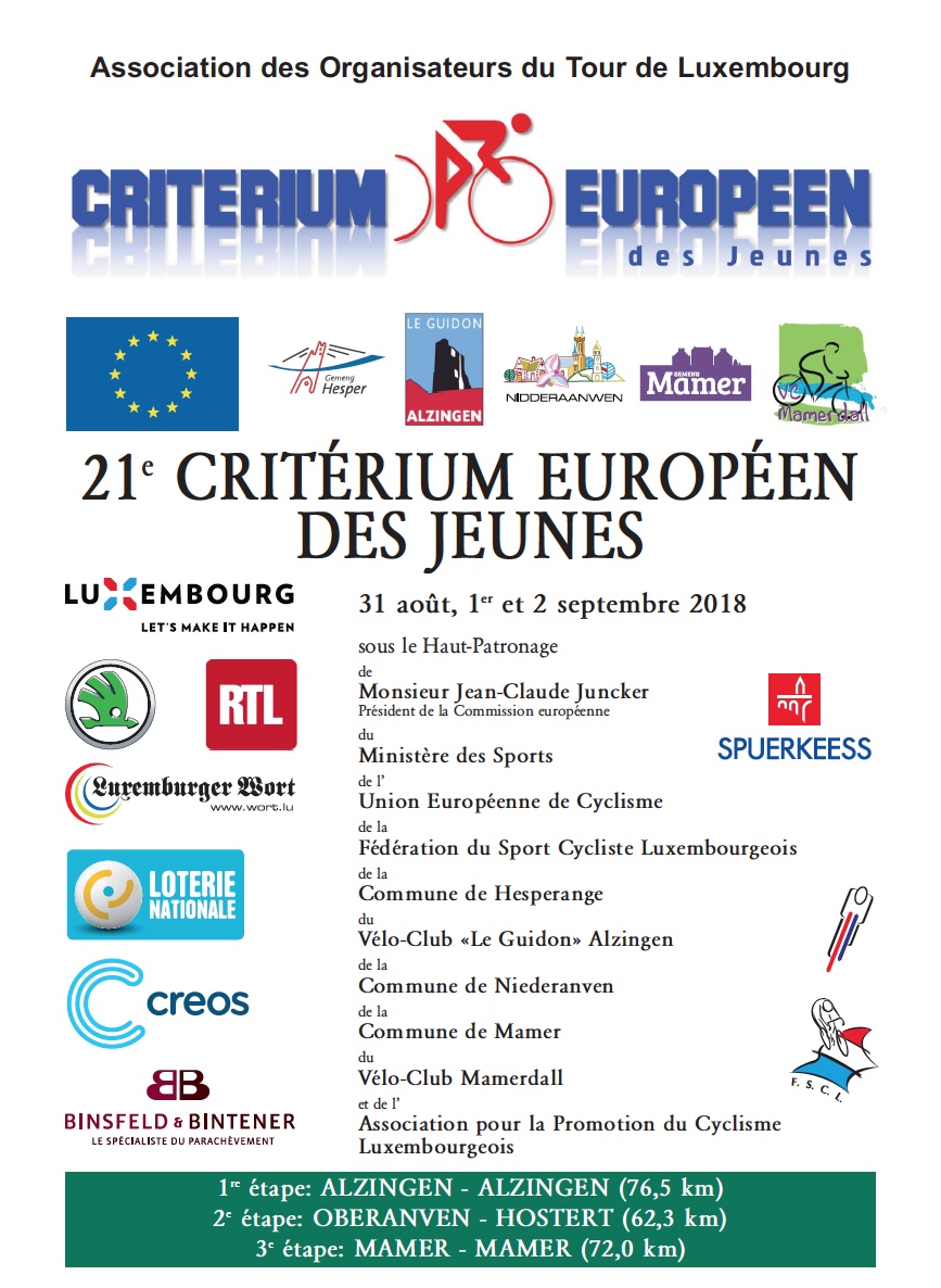 CRITERIUM EUROPEEN POUR JEUNES
