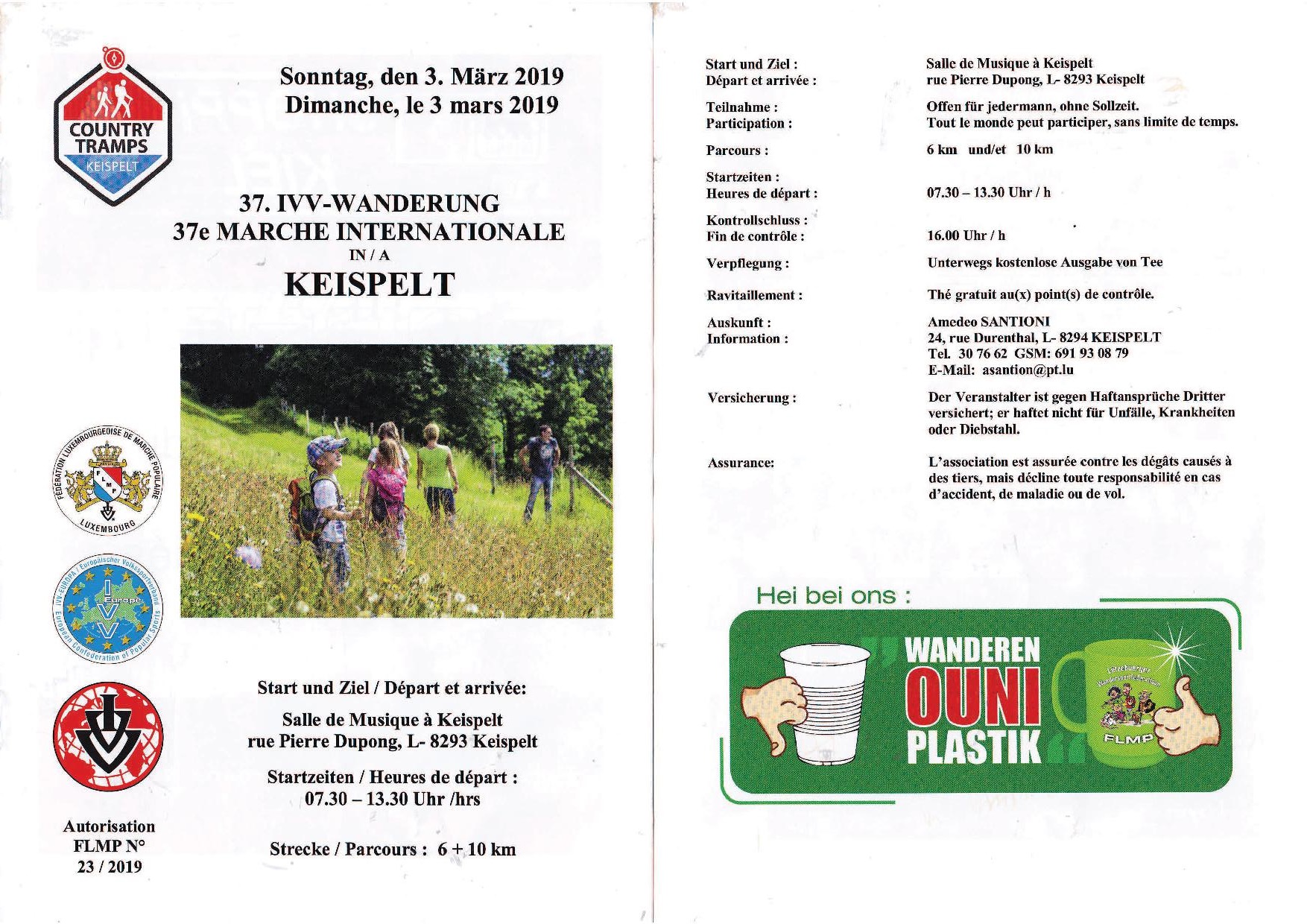 KEISPELT FLMP IVV WANDERUNG