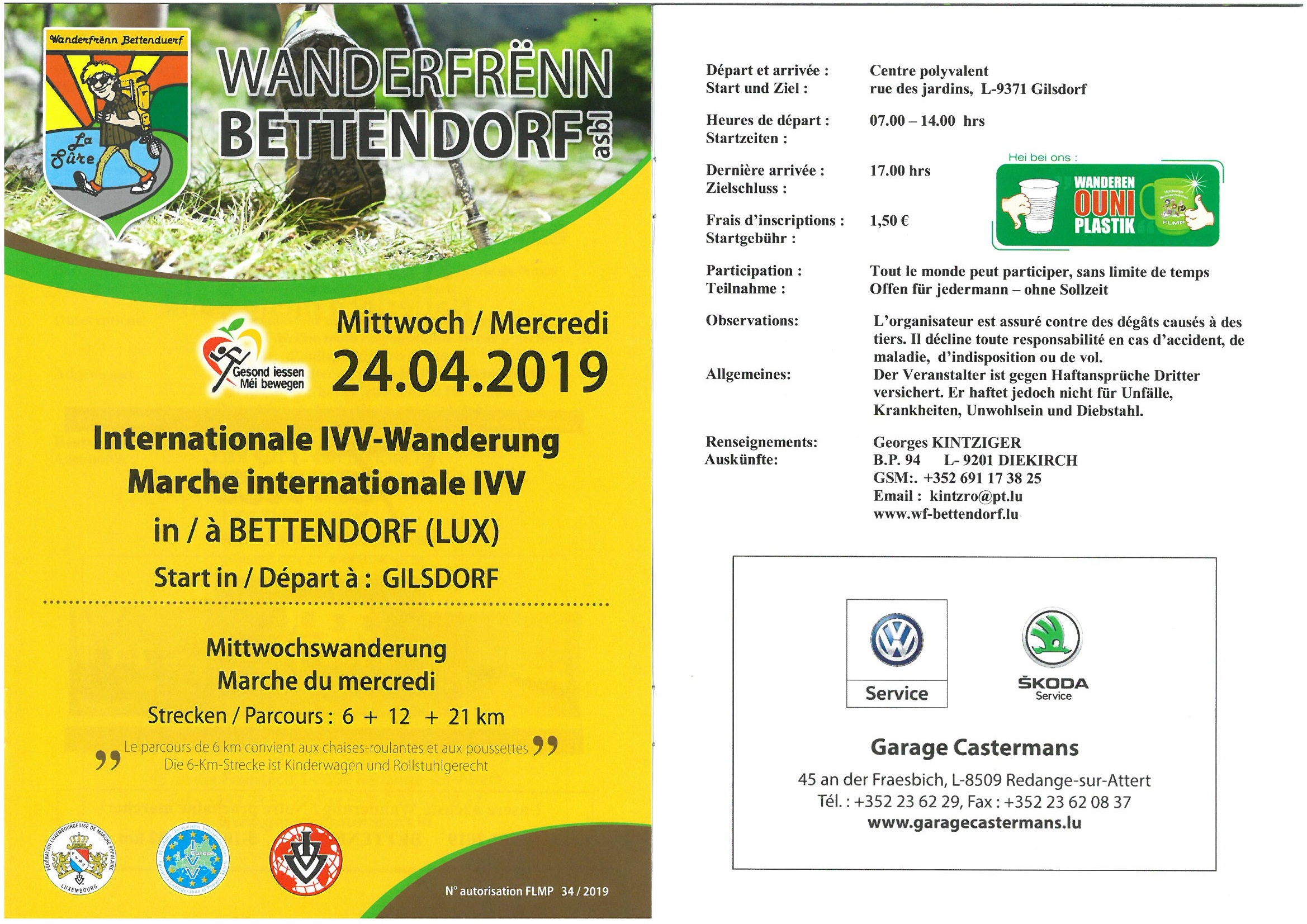 GILSDORF FLMP IVV WANDERUNG 