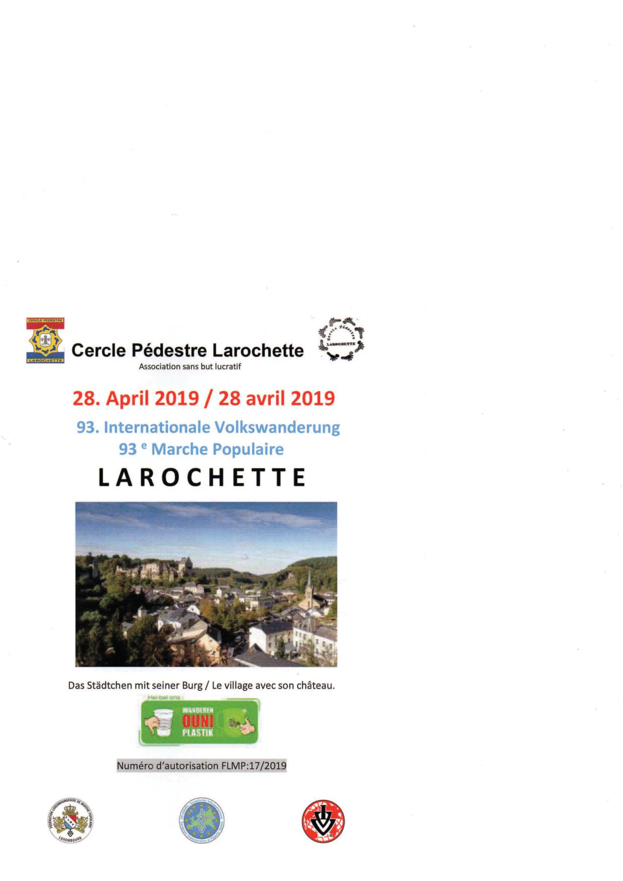 LAROCHETTE FLMP IVV WANDERUNG 