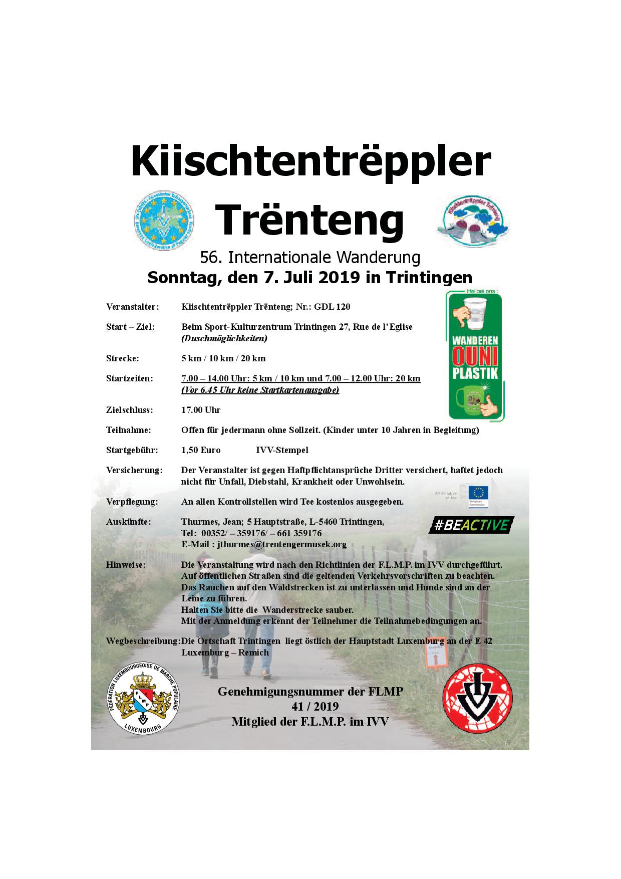 TRINTANGE FLMP IVV WANDERUNG