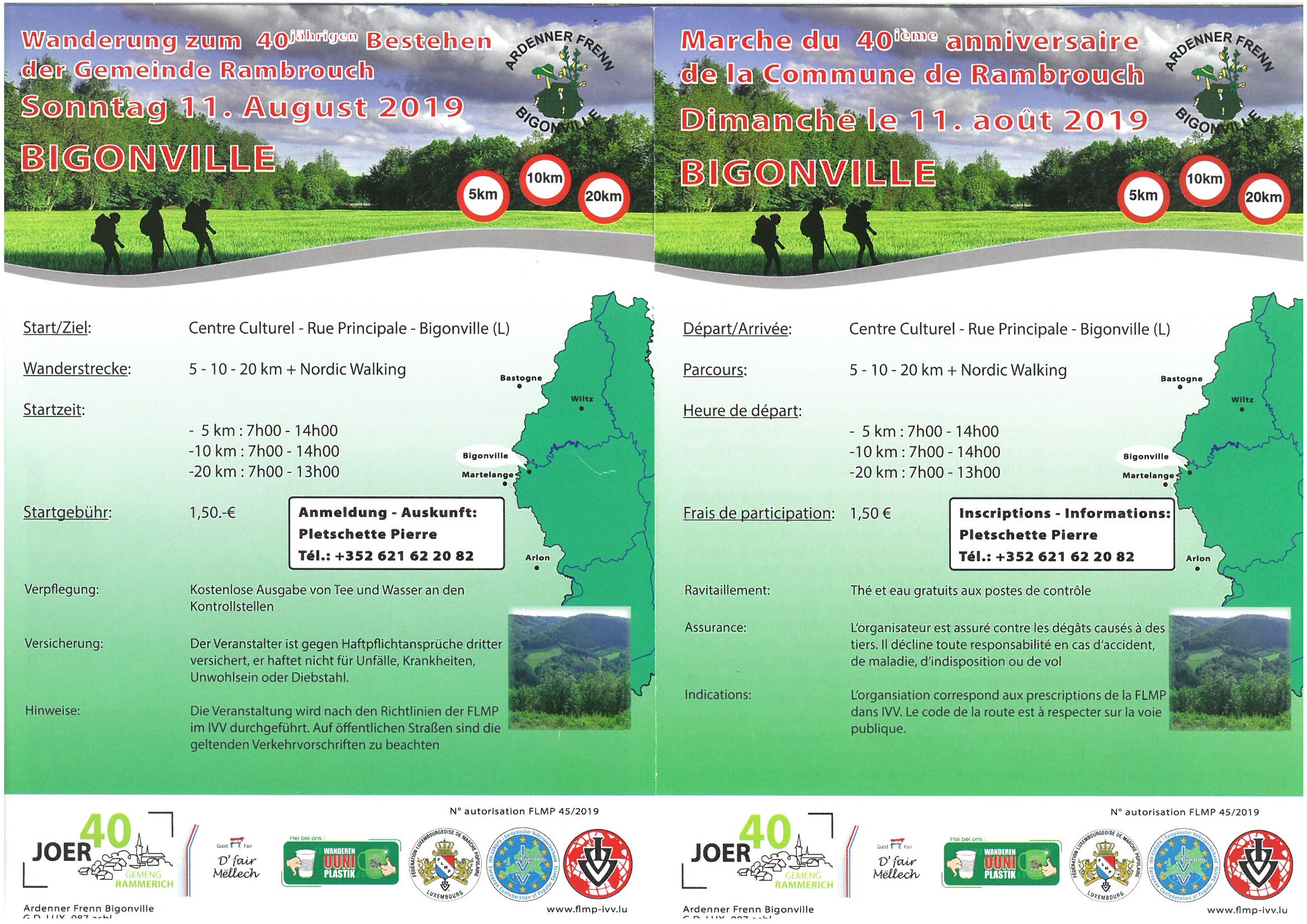 BIGONVILLE FLMP IVV WANDERUNG