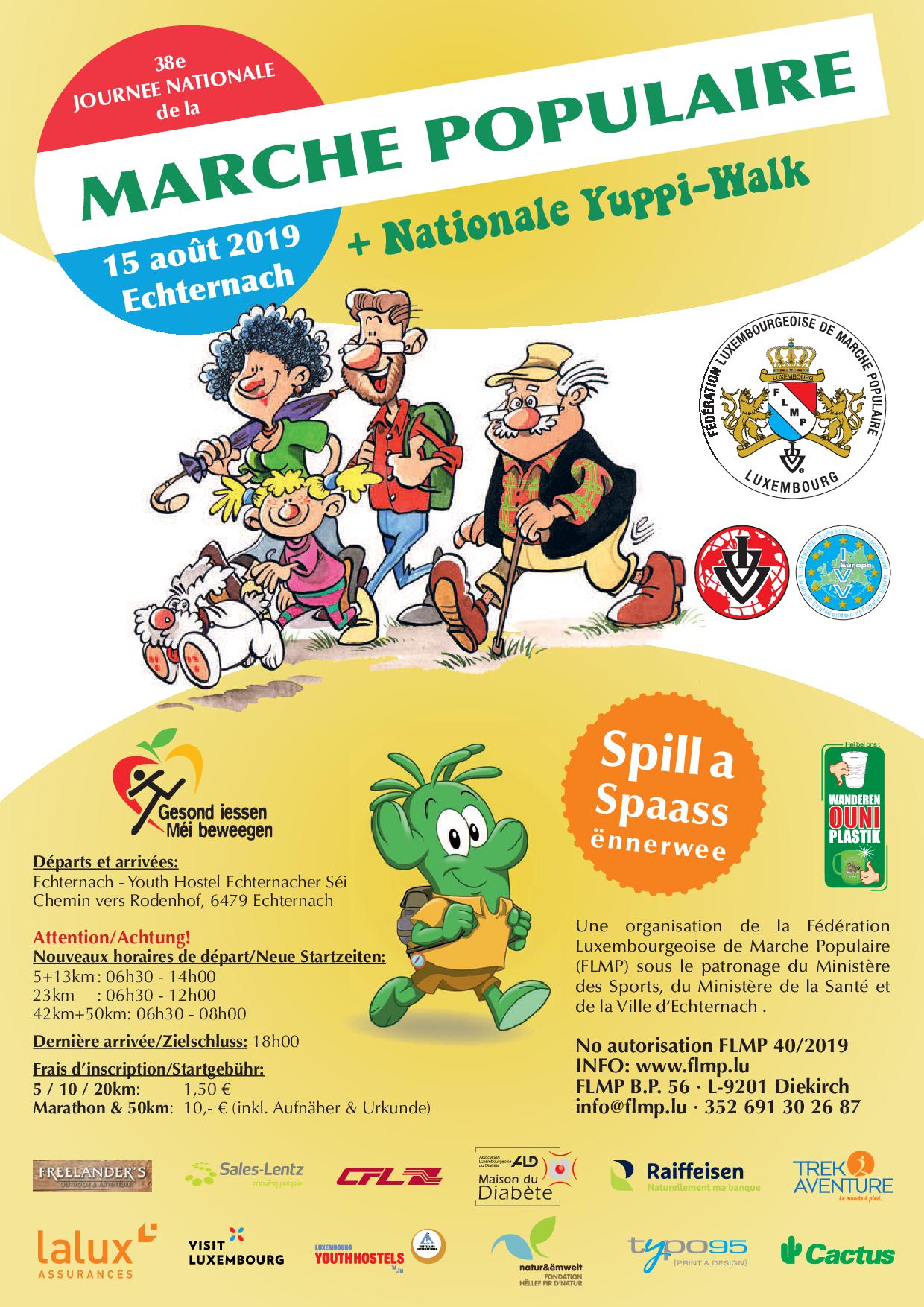 ECHTERNACH FLMP IVV WANDERUNG(38e journée nationale de la marche populaire)