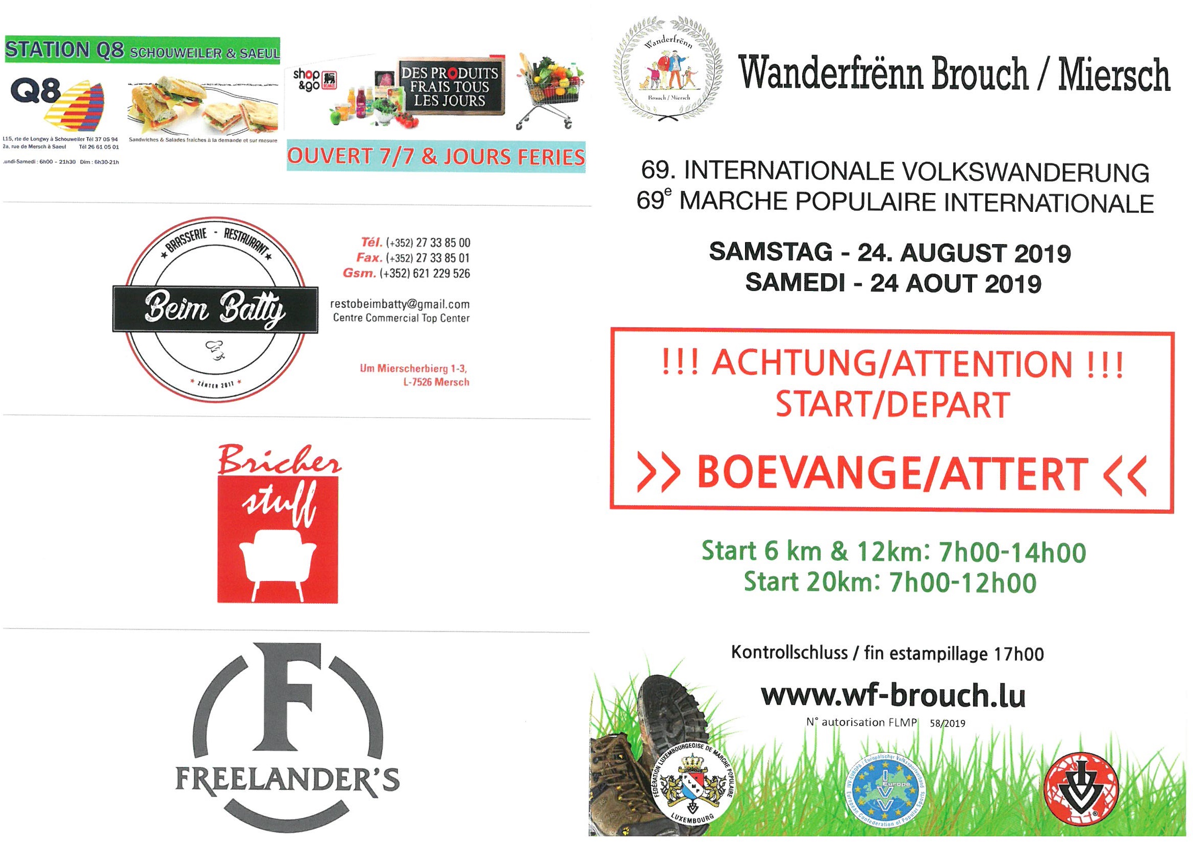 BOEVANGE/ATTERT FLMP IVV WANDERUNG