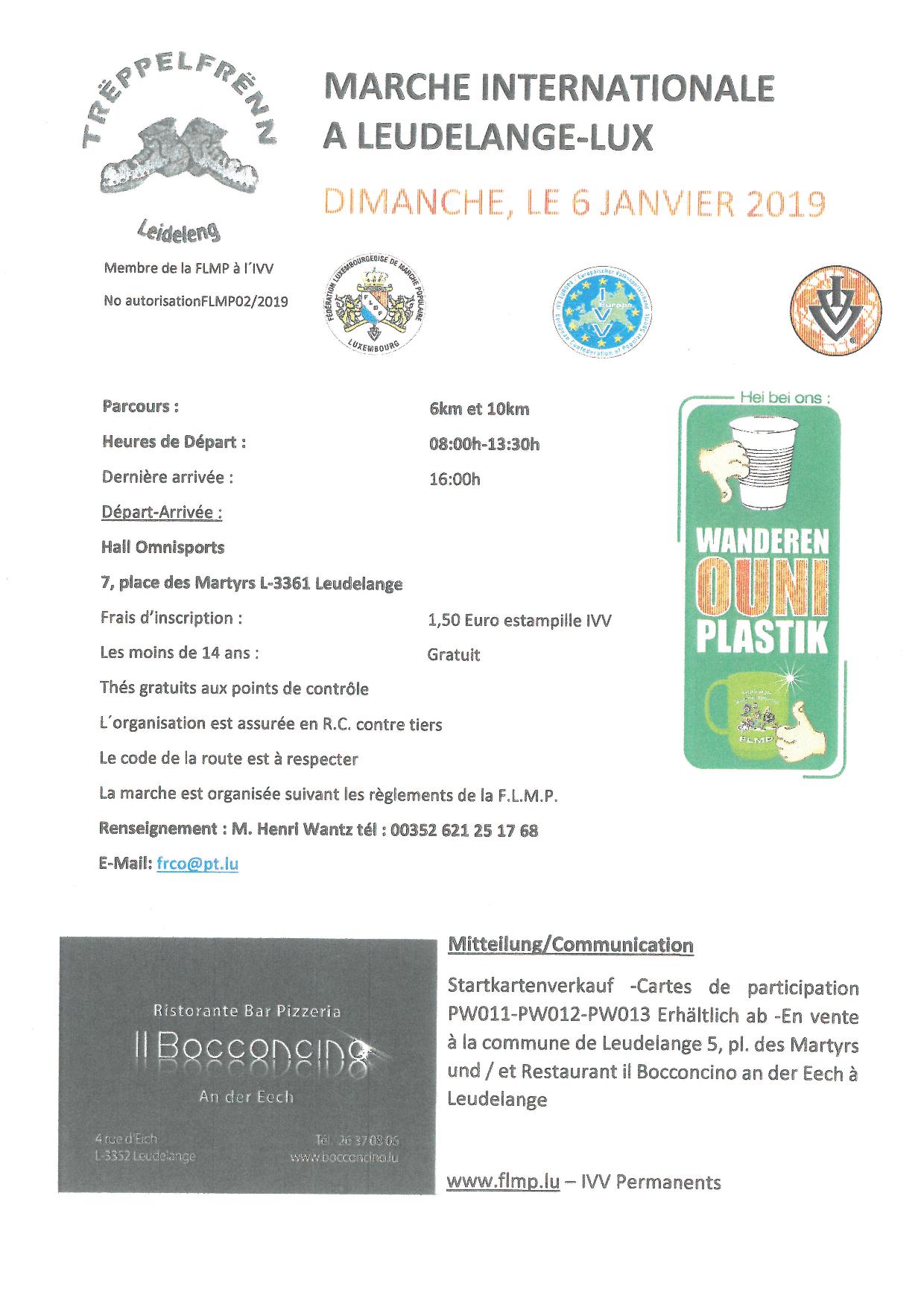 LEUDELANGE FLMP IVV WANDERUNG