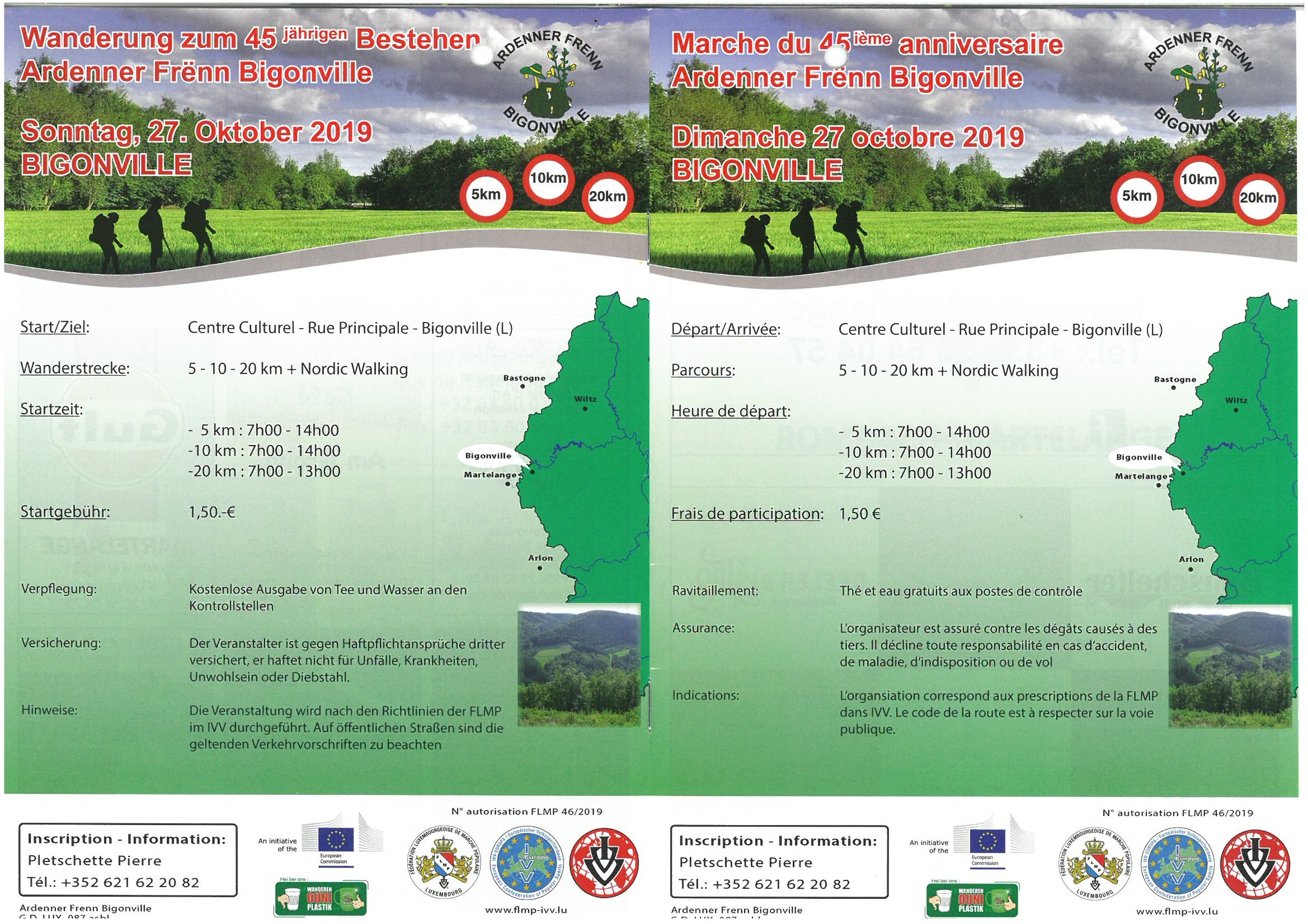 BIGONVILLE FLMP IVV WANDERUNG