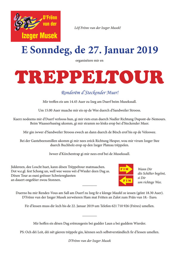 Trëppeltour duerch d'Izeger Gewan