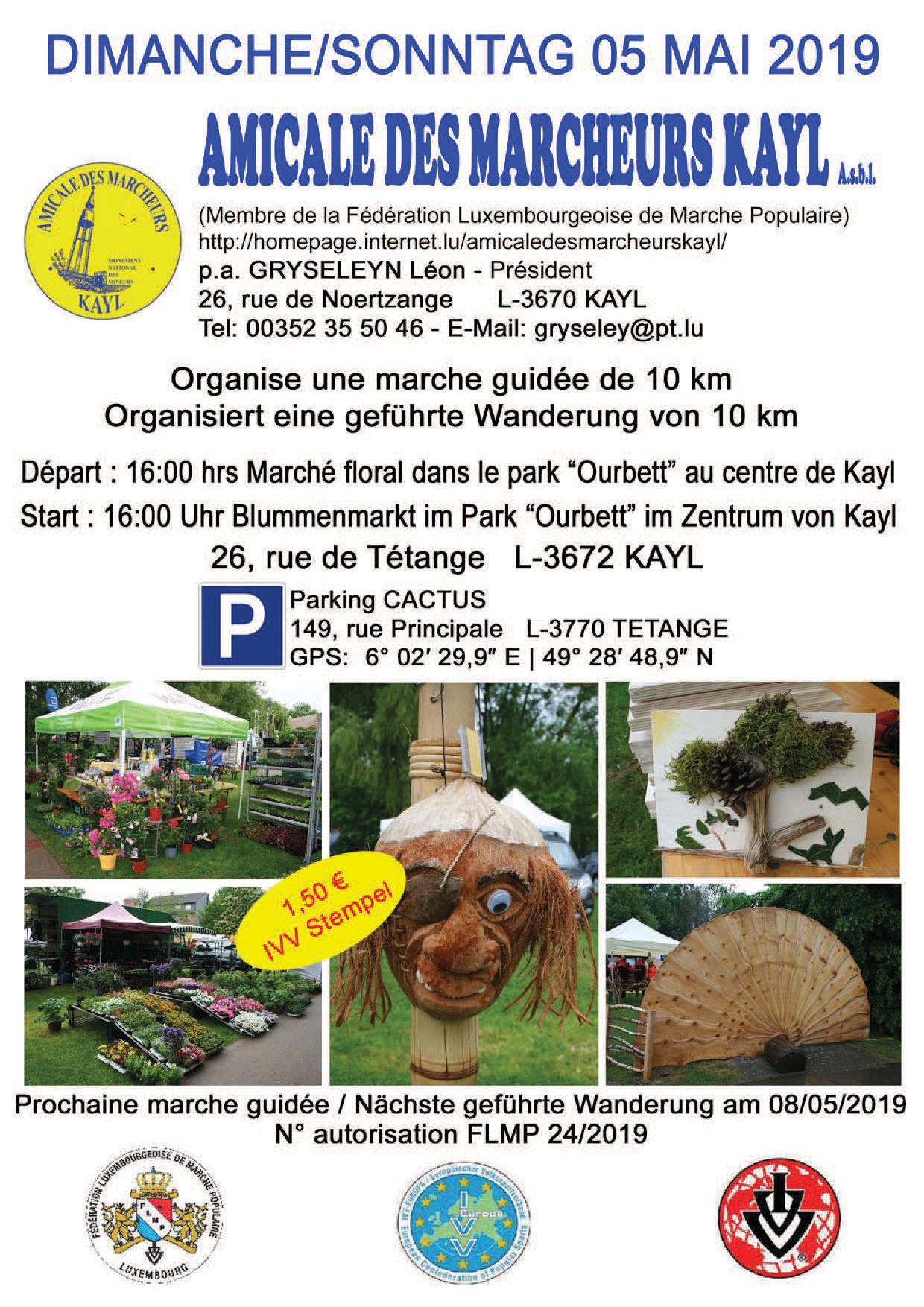 Kayl Flmp Ivv geféiert Wanderung