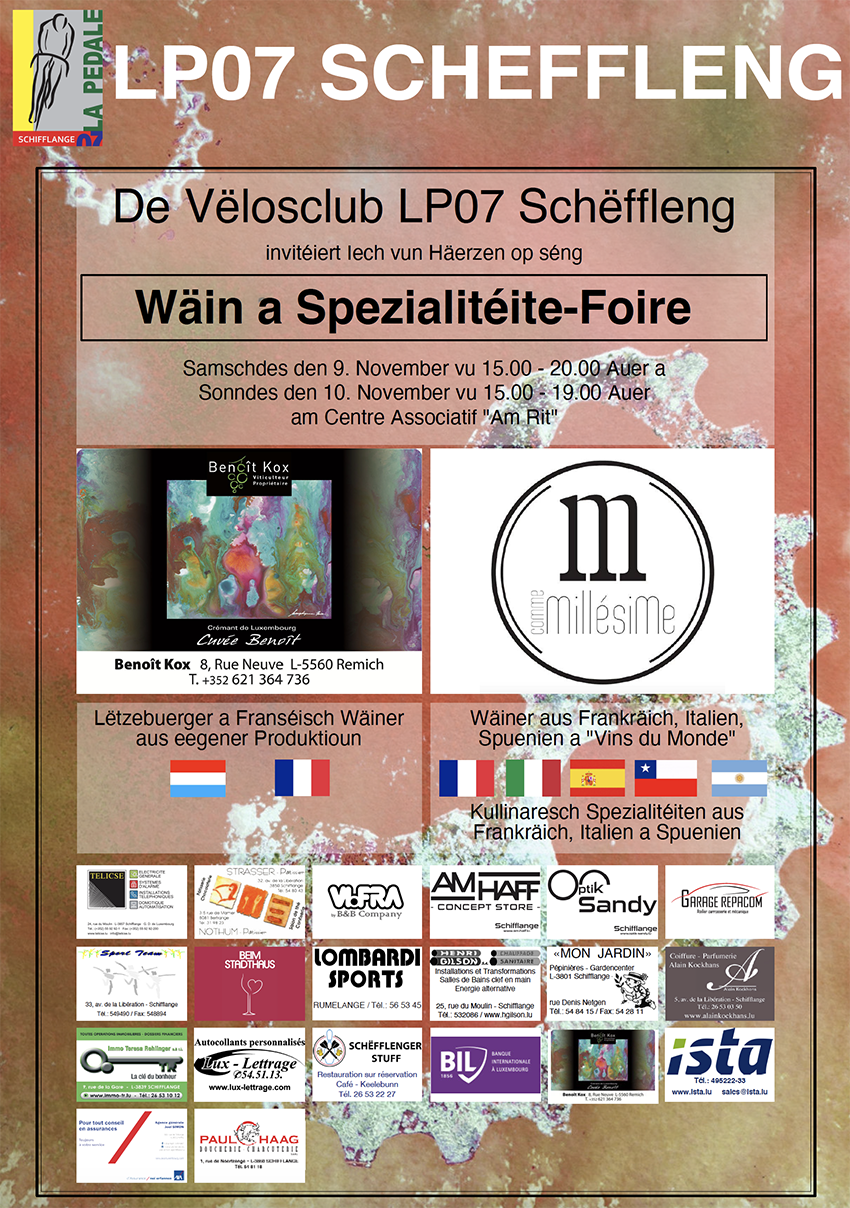 Wäin a Spezialitéitefoire