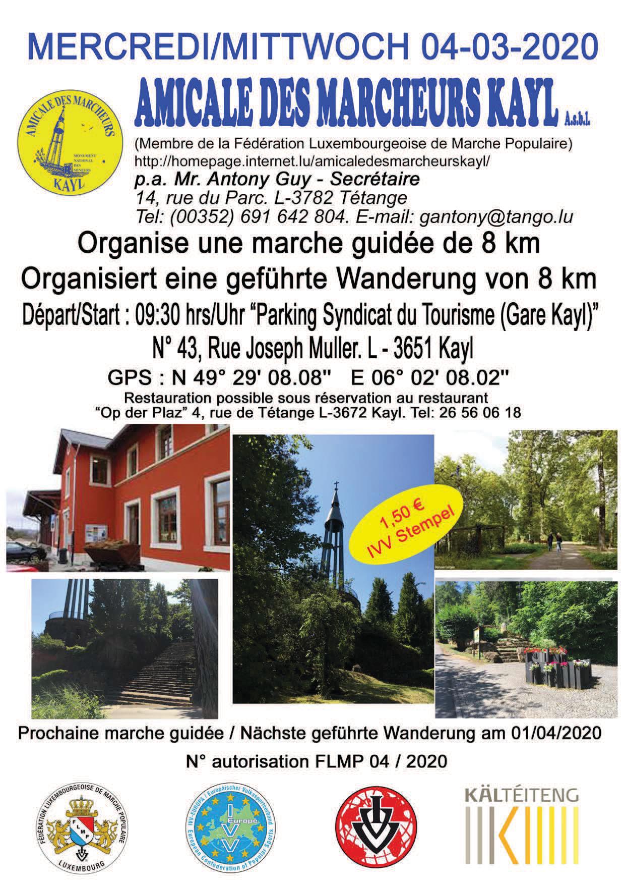 KAYL FLMP IVV GEFEIERT WANDERUNG 