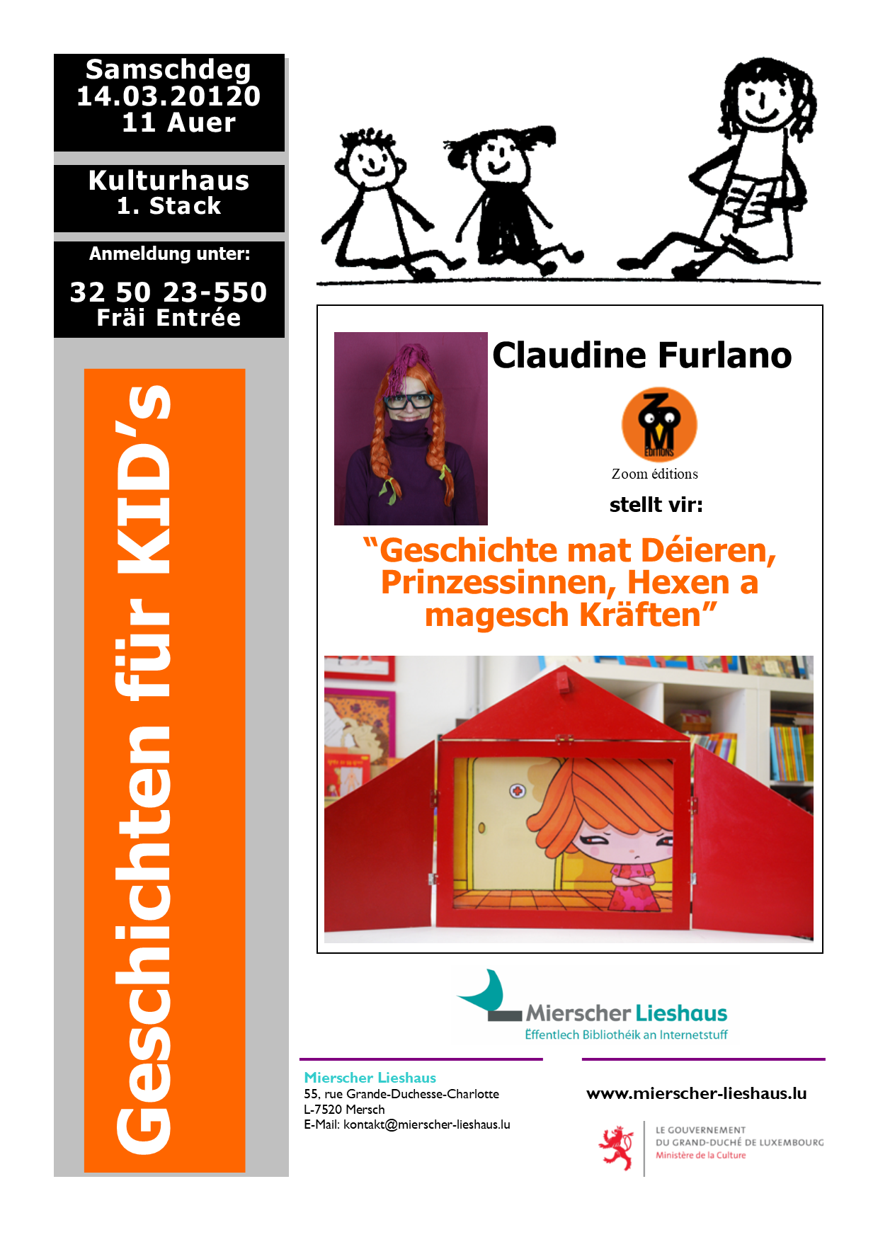 Geschichten für KID's ab 4 Jahren mit Claudine Furlano