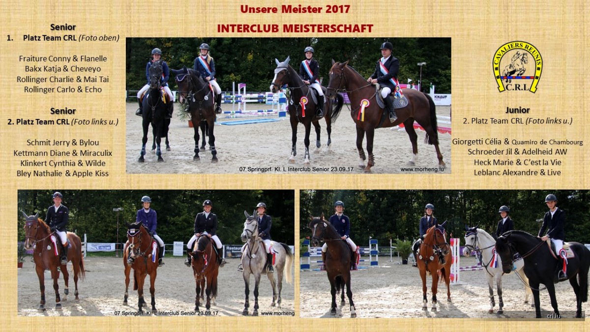 Unsere Meister 2017