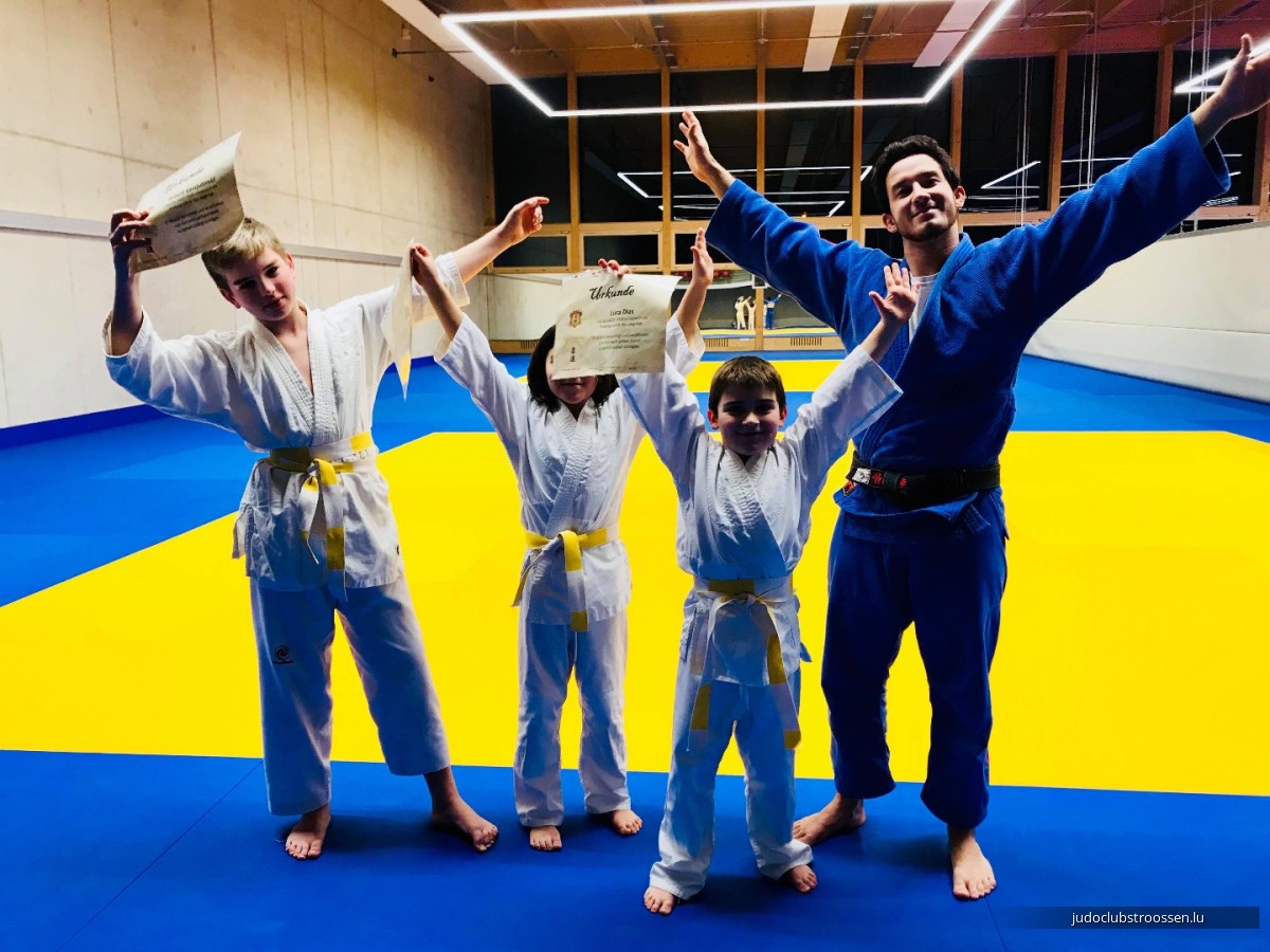 14.03.2018: Gürtelprüfung / Belt exam / Passage de grades Judo Club Stroossen