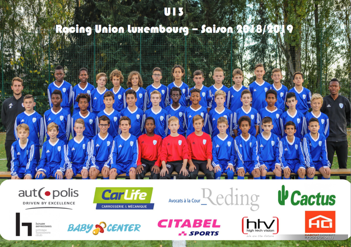 Photos Officielles - Racing Union Luxembourg