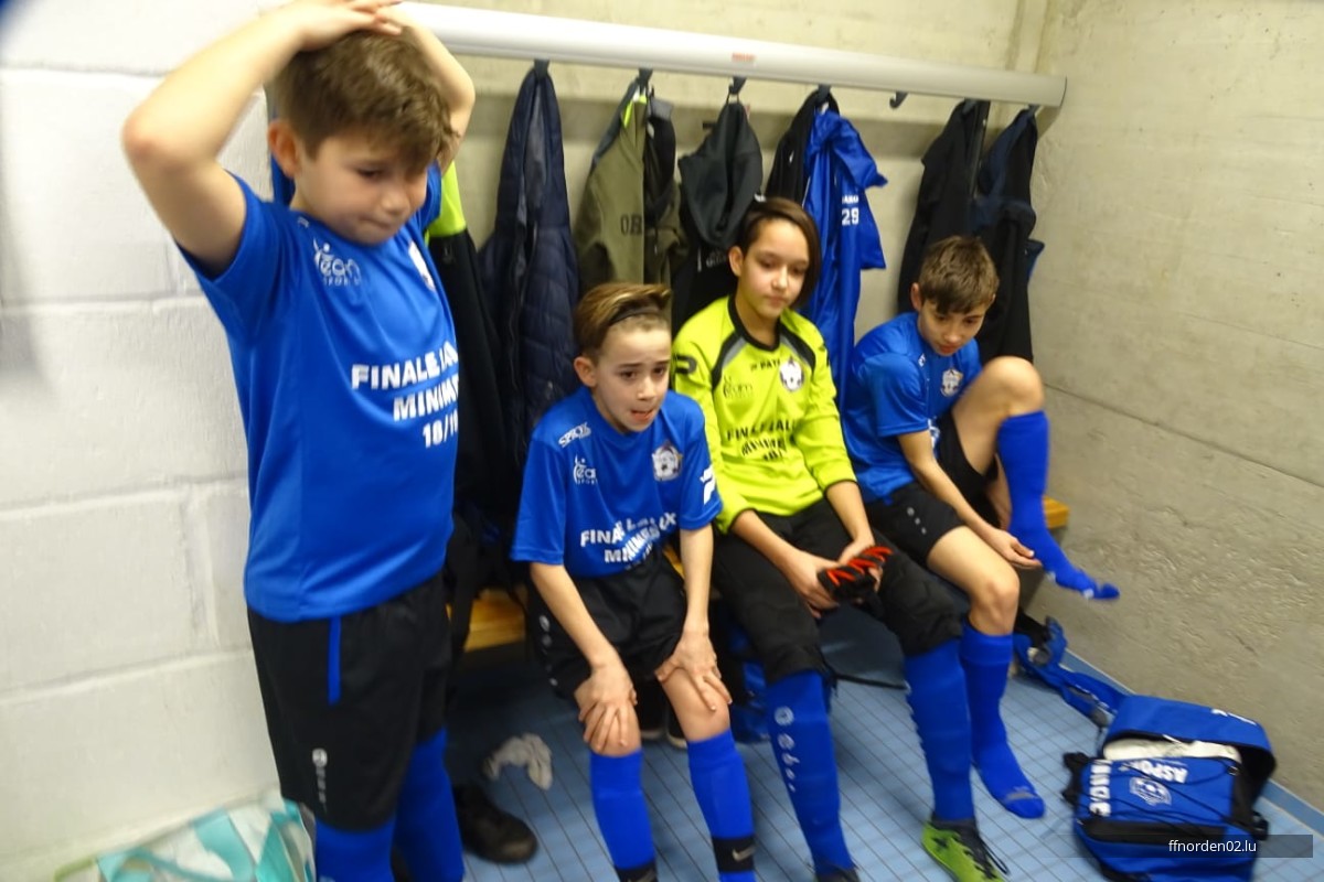 Minimes an der Final vam Lalux Futsal Cup