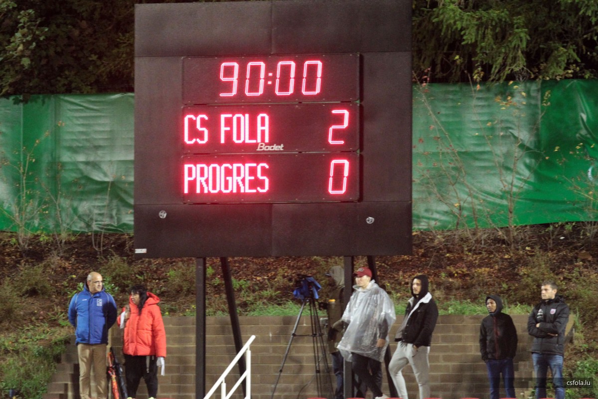CS FOLA - Progrès Niederkorn 2-0 29/09/2019 Merci Albert fier dei flott Fotoen