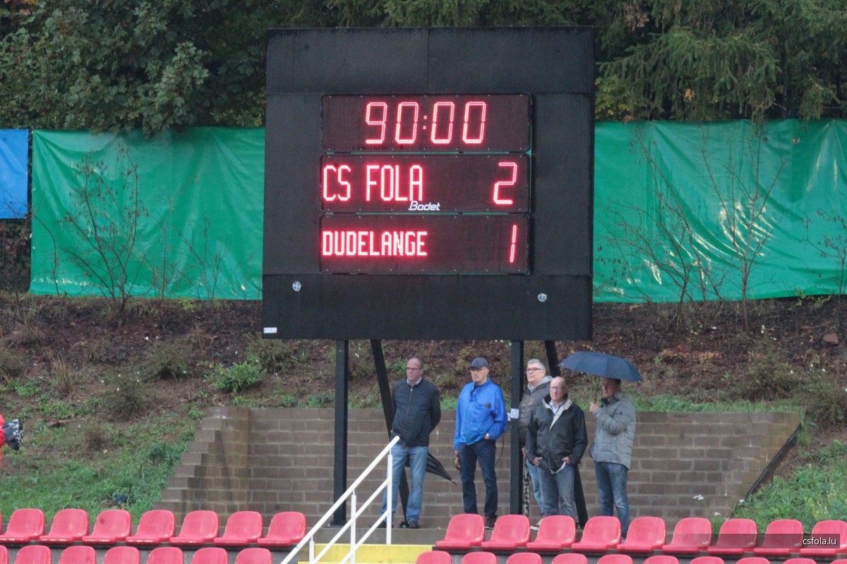CS FOLA - F91 Dudelange 2-1 20/10/2019