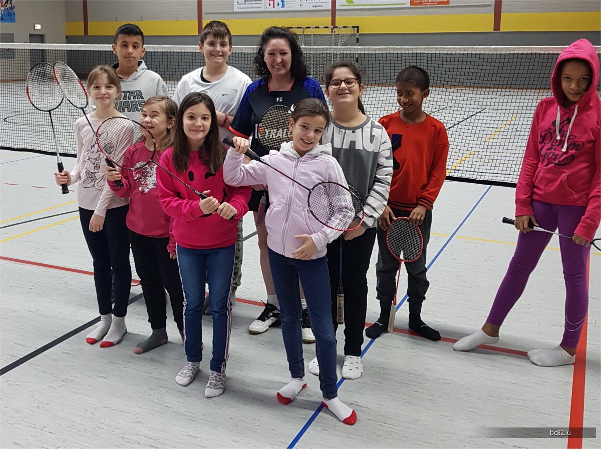 Initiatioun Badminton mat der Maison Relais