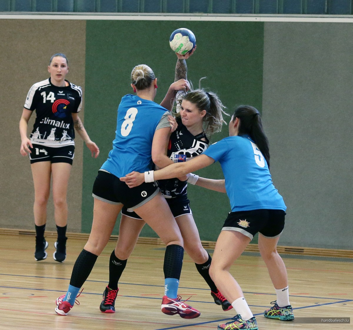 Fotoen//16.02.2020//Dammen: Handball Esch - HC de Bure (Frëndschaftsmatch)