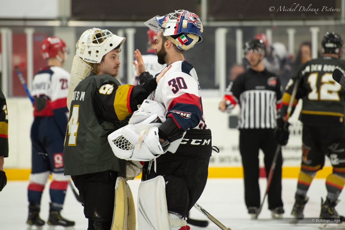 Photos match Elite Sharks Malines vs Bulldogs de Liège 22/02/2020