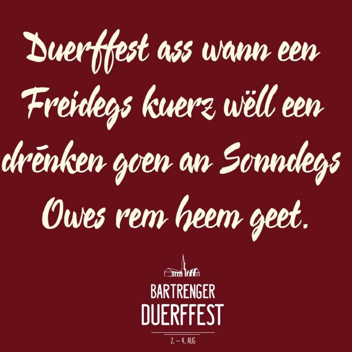 Duerffest Bartreng