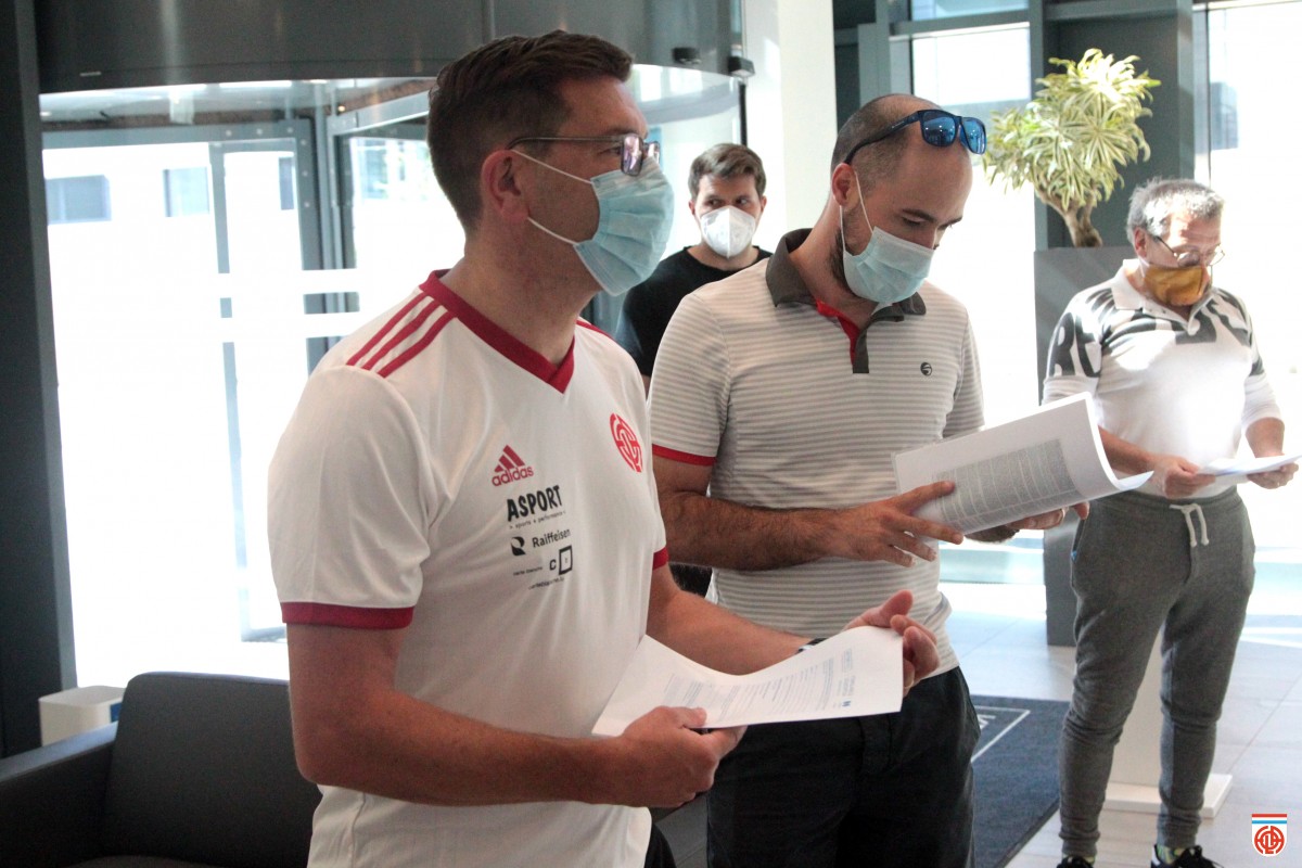 Formation et test Covid avant la reprise des entraînements 2020/21