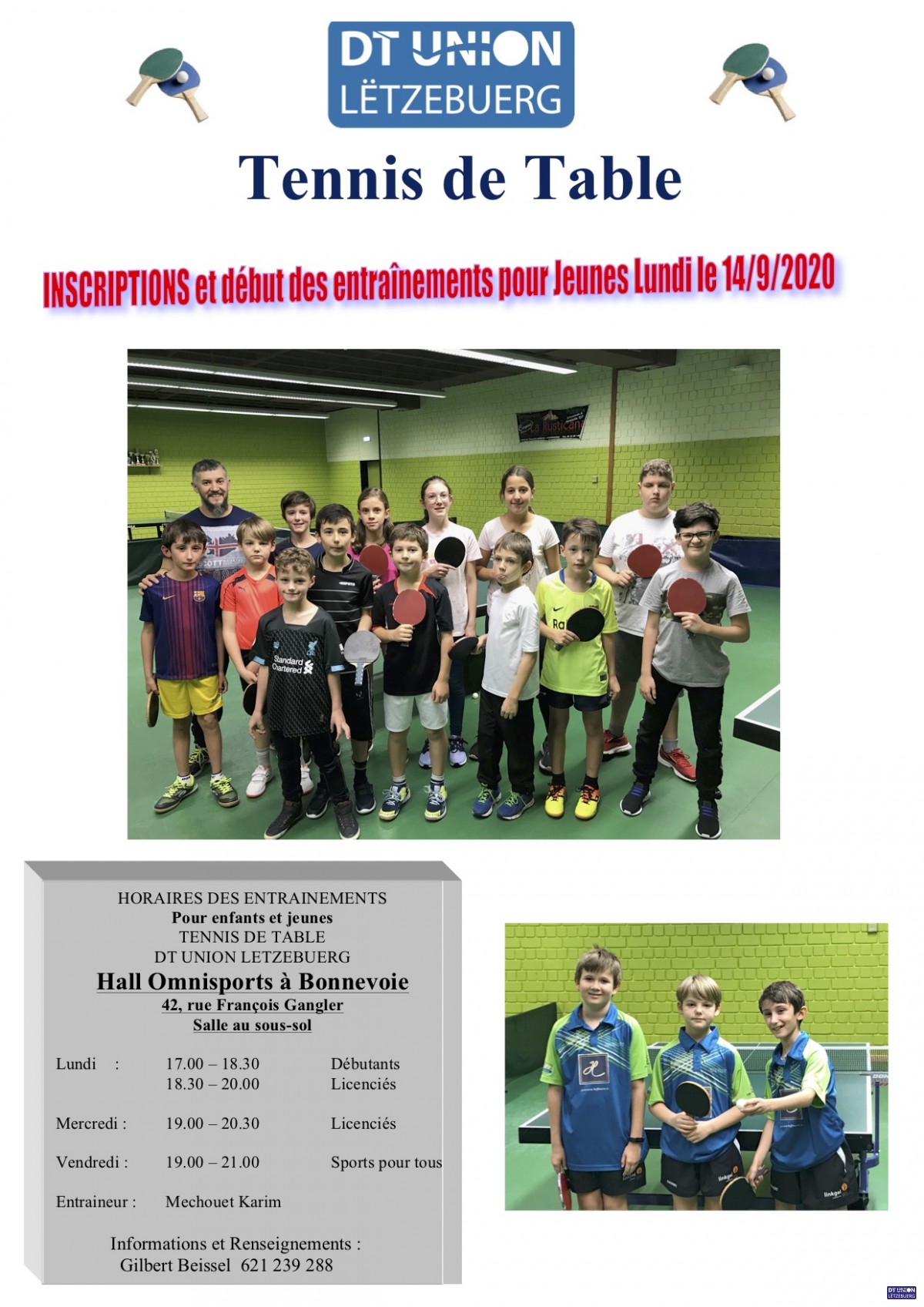 2020 -2021 Training Jeunes