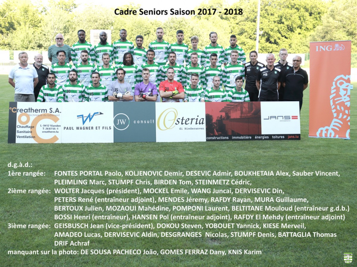 Ush Saison 17 18 Bgl Ligue 8 Us Hostert