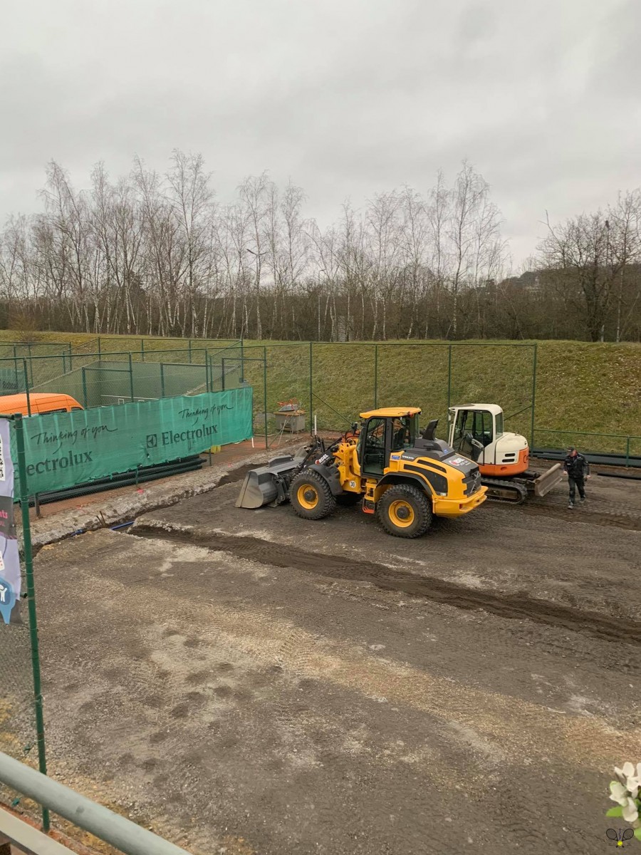 2021 Chantier Terrains extérieurs - Tennis Pétange