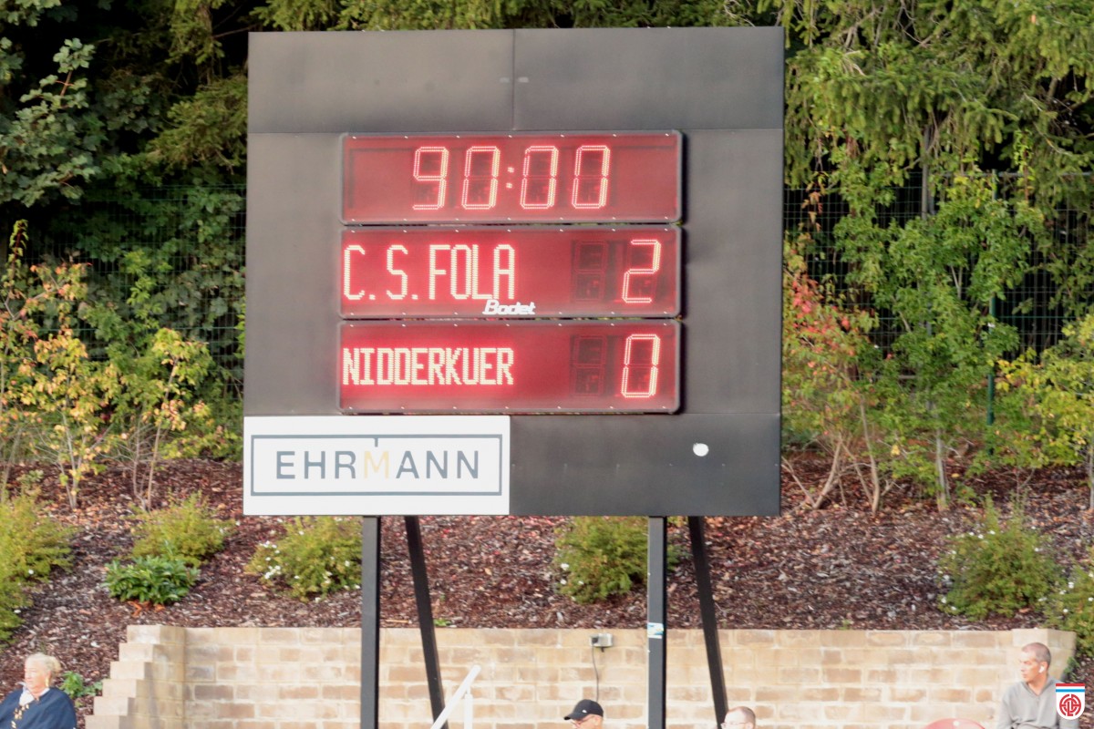 CS FOLA - Progrès Niederkorn 11/09/2021 2-0