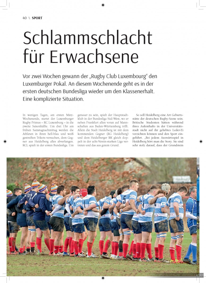 Article about RCL in REVUE by Daniel Baltes (in German)