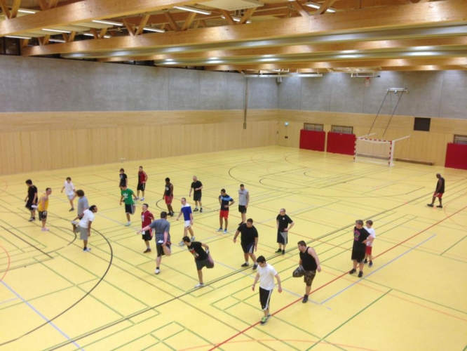 First Indoor Practice 2013 = conditioning 