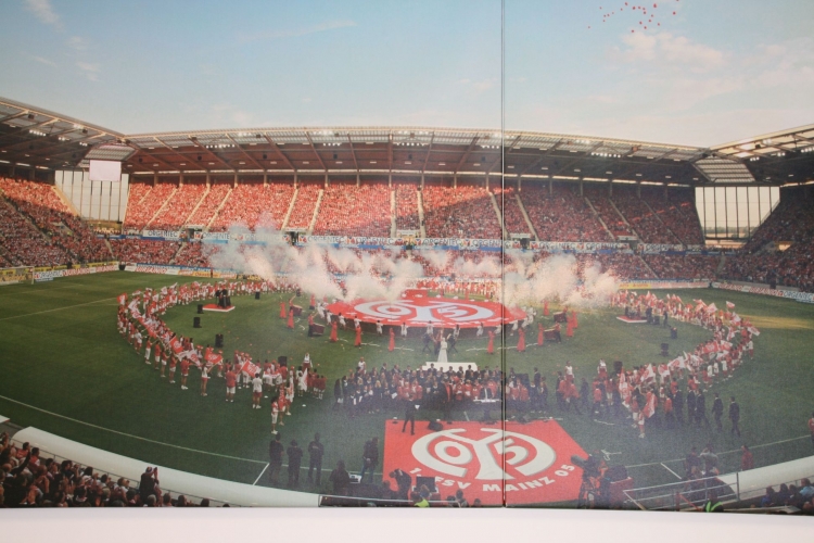 Frëndschaftsmatch am Bruchwegstadion zu Mainz