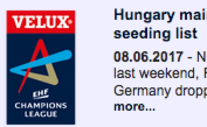 Hungary maintains the leading position in the 2017/18 seeding list