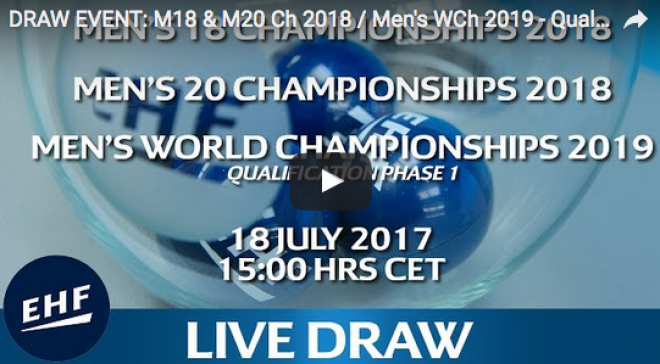45 youth national teams to learn EHF Championship 2018 fate