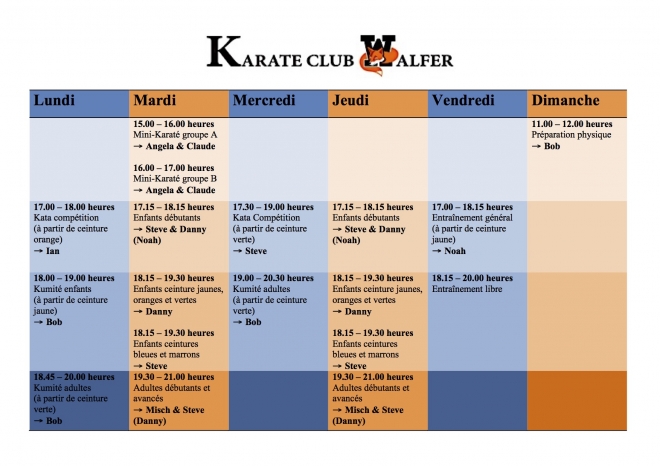 Inscription Saison 2017/2018 - 19 septembre à partir de 18.00 heures Inscription Saison 2017/2018 - 19 septembre à partir de 18.00 heures