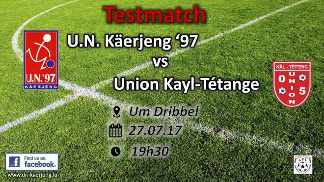Testmatch UNK - Käl-Téiteng