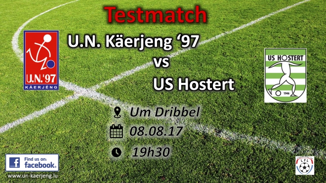 Testmatch UNK - Hueschtert
