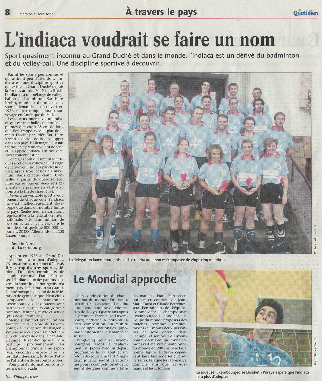 Quotidien 11.08.2004