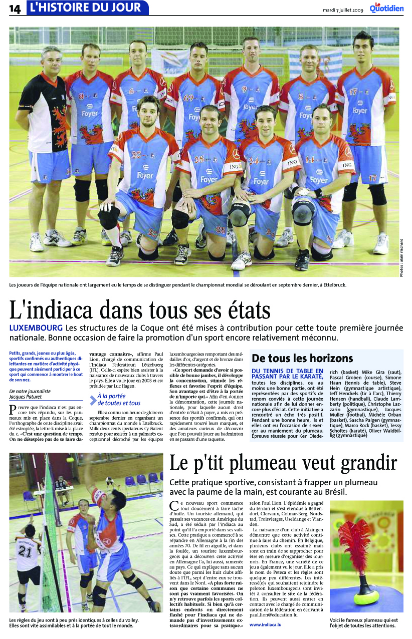 Quotidien 07.07.2009