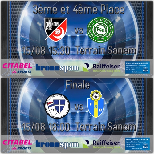 FINALE TOURNOI 70 ANNIVERSAIRE