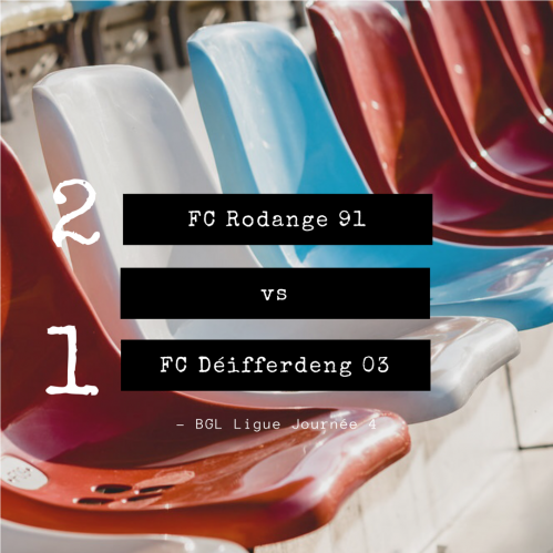 Rodange - FCD 2-1