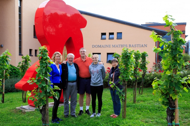 Natalie & George BASTIAN visit Domaine Mathis BASTIAN Natalie & George BASTIAN visit Domaine Mathis BASTIAN