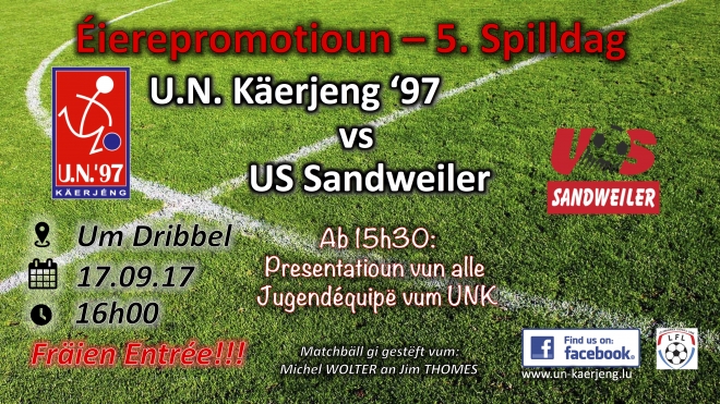 UNK - Sandweiler a Presentatioun vun alle Jugendéquipen UNK - Sandweiler a Presentatioun vun alle Jugendéquipen