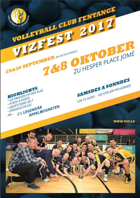 Vizfest 2017 den 29&30 Sept. am Cactus an den 7&8 Oct. Zu Hesper